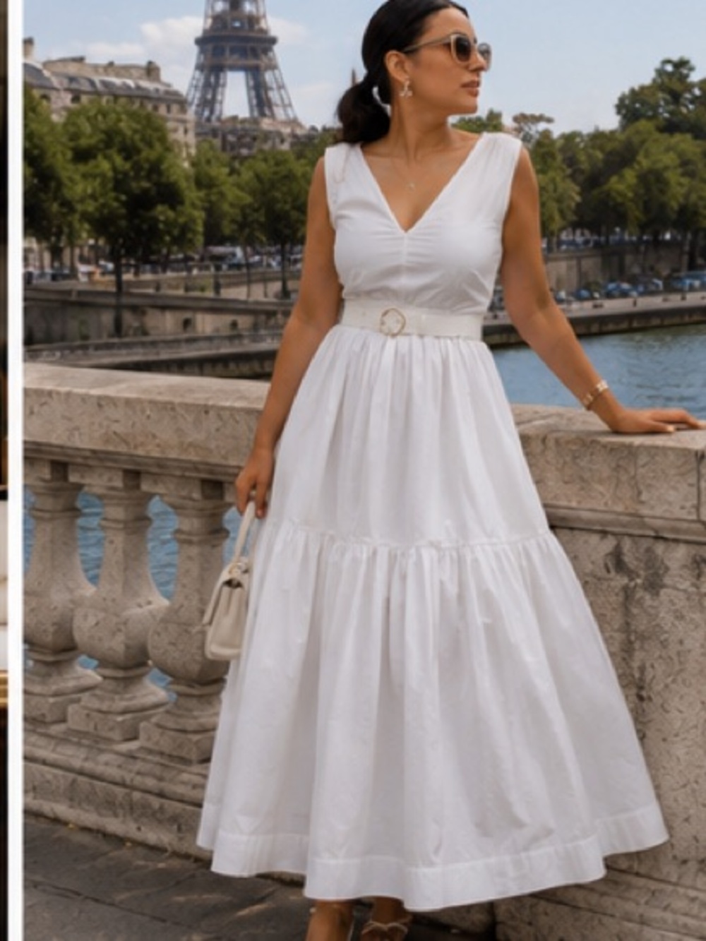 H&M voluminous full skirt dress bloggers favorite - Picture 2 of 16